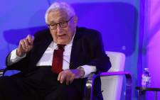 (FILES) Former U.S. Secretary of State Henry Kissinger speaks during a National Security Commission on Artificial Intelligence (NSCAI) conference 5 November 2019 in Washington, DC. Picture: AFP