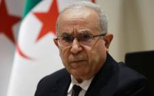 Algeria's Foreign Minister Ramtane Lamamra holds a press conference in the capital Algiers, on August 24, 2021. Lamamra said that his country has severed diplomatic relations with Morocco due to its "hostile actions", a week after Algeria said it would review its relations with the neighbouring kingdom, accusing it of complicity in deadly forest fires that ravaged the country's north.
AFP