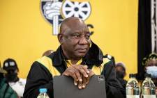 FILE: ANC President Cyril Ramaphosa addresses the Limpopo elective conference on 5 June 2022. Picture: Xanderleigh Dookey Makhaza/Eyewitness News