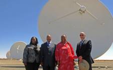 President Jacob Zuma visits the SKA sites in the Karoo. Picture: GCIS.