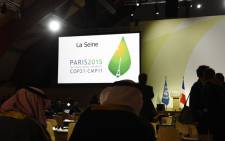 COP21 in Paris. Picture: AFP.