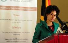 Public Service and Administration Minister Lindiwe Sisulu. Picture: EWN