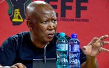 EFF leader Julius Malema addressed a media briefing in Johannesburg on 15 May 2023. Picture: EFF