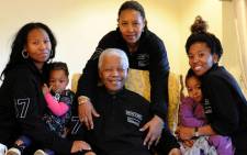Nelson Mandela is seen with his family in Qunu in Eastern Cape on 18 June 2011. Picture: Peter Morey/SAPA 