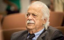 FILE: Human rights lawyer George Bizos attended a memorial briefing for struggle stalwart Ahmed Kathrada at the Nelson Mandela foundation in Houghton, Johannesburg on 28 March 2017. Picture: Reinart Toerien/EWN