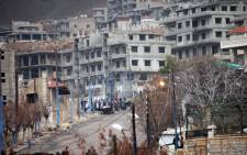 A general view for the besieged town of Madaya, in the countryside of Damascus, Syria, on 14 January 2016. Picture: EPA/Youssef Badawi.