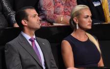 In this file photo taken on July 21, 2016 Donald Trump Jr., and his wife Vanessa Trump look on during the Republican National Convention at the Quicken Loans Arena in Cleveland, Ohio on July 21, 2016. Picture: AFP