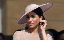 Meghan, Duchess of Sussex, attends a garden party at Buckingham Palace on 22 May 2018. Picture: Reuters