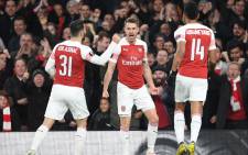 An Aaron Ramsey strike and a Kalidou Koulibaly own goal gave Arsenal a 2-0 victory over Napoli in the first leg of their Europa League quarter-final on 11 April 2019. Picture: Facebook.