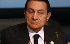 Former Egyptian president Hosni Mubarak. Picture: AFP.