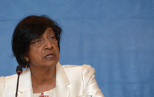 United Nations High Commissioner for Human Rights Navanethem Pillay, also known as Navi Pillay. Picture: AFP 