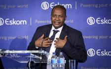 FILE: Eskom CEO Brian Molefe speaks during a press conference in Johannesburg on 3 November 2016. Picture: Reinart Toerien/EWN.