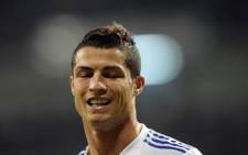 Portuguese forward Cristiano Ronaldo gestures during a Spanish league football. Picture: AFP