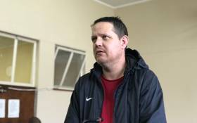 Werner de Jager appeared in the Amanzimtoti Branch Court on 27 November 2023 in connection with the 2021 murder of his wife, Pastor Liezel de Jager. Picture: Nhlanhla Mabaso/Eyewitness News