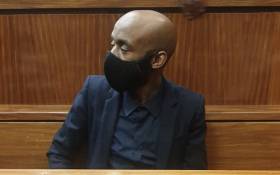 Ntuthuko Shoba, the man accused of masterminding the murder of Tshegofatso Pule appears in the Johannesburg High Court on the first day of his murder trial. Picture: Thando Kubheka/Eyewitness News