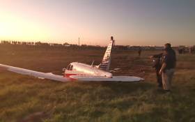 A light aircraft has gone down in Lower Crossroads, in the Western Cape on 28 June 2022. Picture: City of Cape Tow.
