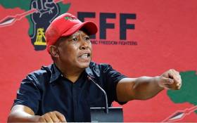 EFF leader Julius Malema during a press briefing on Thursday. 14 July 2022. Picture: EFF South Africa/Twitter. 