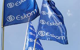 FILE: Eskom flags at Megawatt Park in Johannesburg. Picture: Eyewitness News