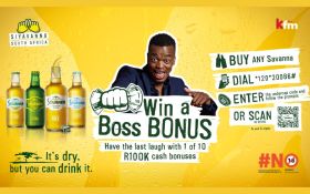 WIN a R5000 Boss Bonus with Kfm 94.5 & Savanna Premium Cider