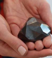 Black diamond, largest ever cut, goes on show in Dubai