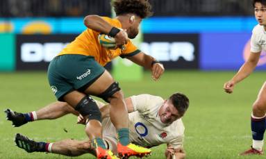 England flanker Curry out of Australia series with concussion