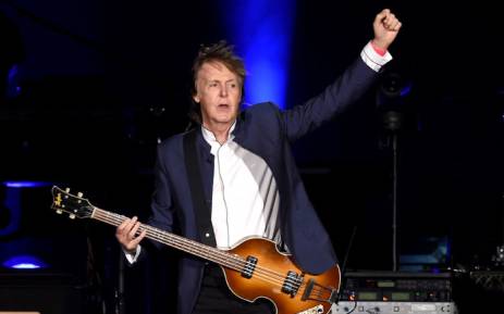Musician Paul McCartney performs during Desert Trip at the Empire Polo Field on 15 October 2016 in Indio, California. Picture: Getty Images/AFP.