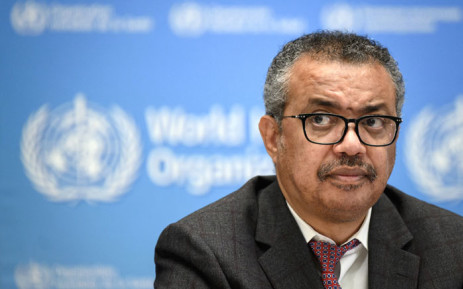 FILE: World Health Organization (WHO) Director-General Tedros Adhanom Ghebreyesus. Picture: AFP