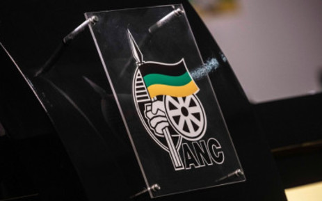 An ANC flag at Luthuli House. Picture: Abigail Javier/Eyewitness News
