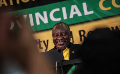 ANC president Cyril Ramaphosa at the party's Eastern Cape elective conference on 9 May 2022. Picture: Abigail Javier/EWN