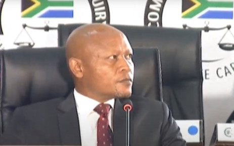 A screengrab of former Kusile Power Station project manager Abram Masango appearing at the state capture inquiry on 1 December 2020. Picture: SABC/YouTube