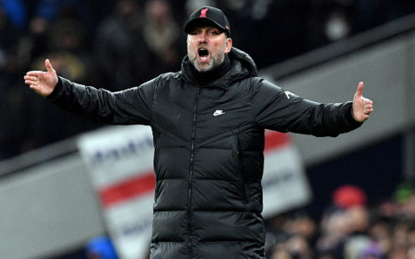 Liverpool manager Jurgen Klopp reacts during the English Premier League football match between Tottenham Hotspur and Liverpool at Tottenham Hotspur Stadium in London, on 19 December 2021. Picture: JUSTIN TALLIS/AFP