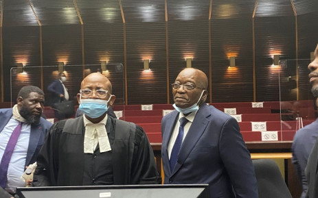 Former President Jacob Zuma appears in the Pietermaritzburg High Court on 31 January 2022. Picture: Nhlanhla Mabaso/Eyewitness News
