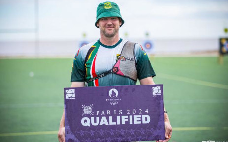 South African archer, Werner Potgieter, won a silver medal and has qualified for the 2024 Olympic Games in Paris. Picture:  World Archery/ Facebook