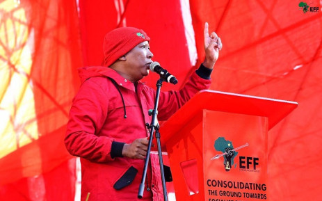 FILE: EFF leader Julius Malema addresses the Freedom Charter Day Rally at Walter Sisulu Square, in Kliptown on 26 June 2022. Picture: @EFFSouthAfrica/Twitter.