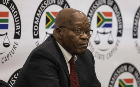 FILE: Former President Jacob Zuma at the state capture commission on 19 July 2019. Picture: Abigail Javier/Eyewitness News