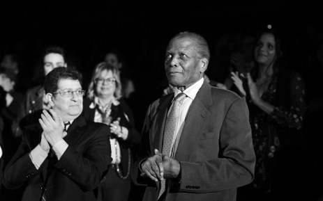 Actor Sidney Poitier attends the 50th anniversary screening of "In the Heat of the Night" during the 2017 TCM Classic Film Festival on April 6, 2017 in Los Angeles, California. Picture: Charley Gallay/Getty Images for TCM/AFP.