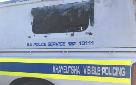 Khayelitsha police van. Picture: Lizell Persens/Eyewitness News