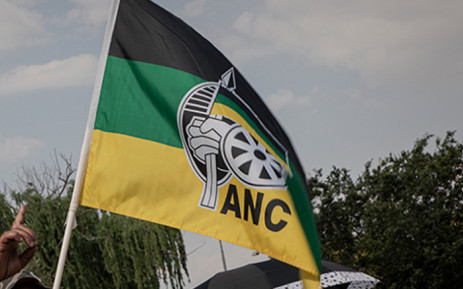 ANC flag. Picture: Boikhutso Ntsoko/Eyewitness News.
