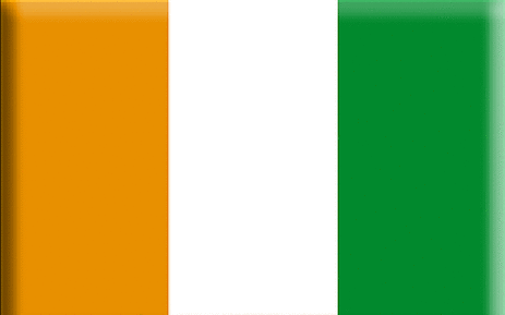 The flag of Ivory Coast. Picture: Worldmapsinfo.com