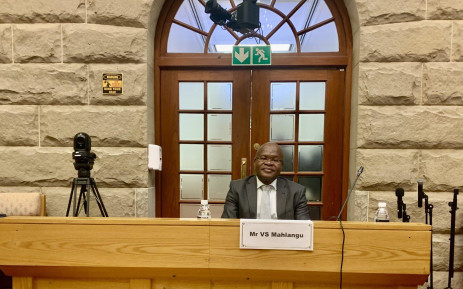 File. Vussy Mahlangu's testimony continues before Parliament's impeachment inquiry. Picture: Twitter/ @JustSecuCluster