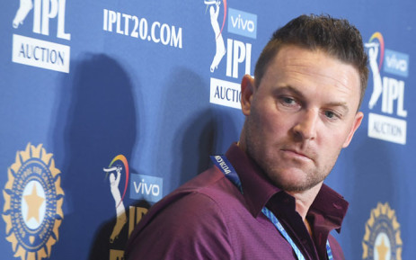 In this file photo taken on 19 December 2019, head coach of the Kolkata Knight Riders (KKR) Brendon McCullum looks on at a press conference for the Indian Premier League 2020 auction in Kolkata. Former New Zealand captain Brendon McCullum was named coach of England's Test side on Thursday, 12 May 2022 with a brief to shake the team out of its deep malaise. Picture: Dibyangshu SARKAR/AFP