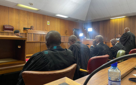 The Pretoria High Court hears evidence from Sergeant Vusumuzi Mogane in the Senzo Meyiwa murder trial on 14 November 2023. Picture: Kgomotso Modise/Eyewitness News