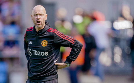 Manchester United's Dutch head coach Erik ten Hag reacts during the football friendly match between Atletico Madrid and Manchester United at the Ullevaal stadium in Olso, Norway, on 30 July 2022. Picture: Stian Lysberg Solum/NTB/AFP