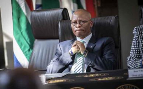 Chief Justice Mogoeng Mogoeng at the handing over of the list of members of the National Assembly and provincial legislatures on 15 May 2019. Picture: Abigail Javier/EWN