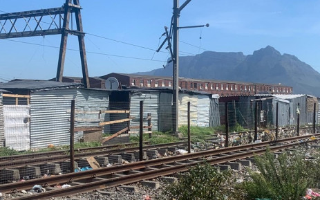 Informal housing in the Siyahlala Informal Settlement, situated along the Langa railway line. Picture: Rejoice Ndlovu/Eyewitness News