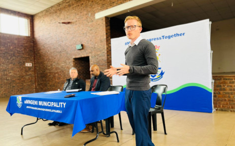 Mayor of the uMngeni Local Municipality, Christopher Pappas (foreground). Picture: @UmngeniLocal/X