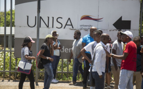 FILE: Students outside Unisa's Sunnyside campus. Picture: Eyewitness News