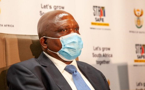 Health Minister Joe Phaahla at a briefing on 28 April 2022 Picture: GCIS.