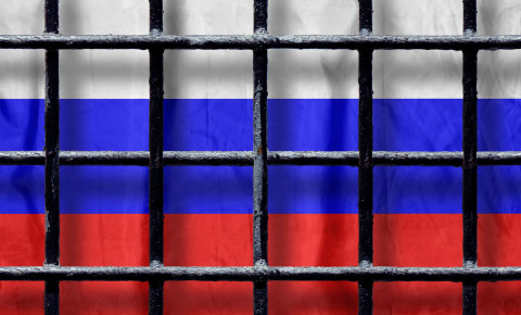 russia russian jail prison bars flag 123rf
