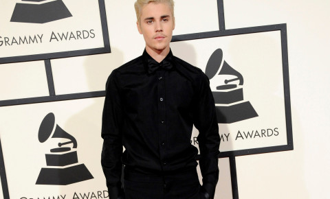 Justin Bieber at the 58th GRAMMY Awards held at the Staples Center in Los Angeles, USA on February 15, 2016.
